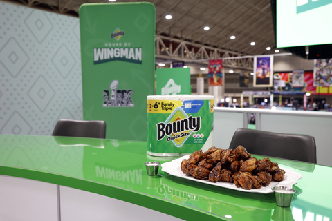 Credit: Tyler Kaufman/ AP Images for Bounty Paper Towels Wing Service kicks off at the Bounty House of Wingman at Radio Row Super Bowl LIX on Monday February 3, 2025 (Photo: Business Wire)